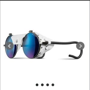 Stylish Blue and Silver Sunglasses